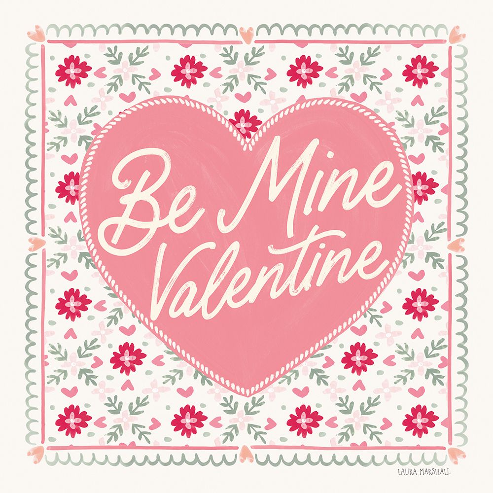 Blooming Hearts VI art print by Laura Marshall for $57.95 CAD