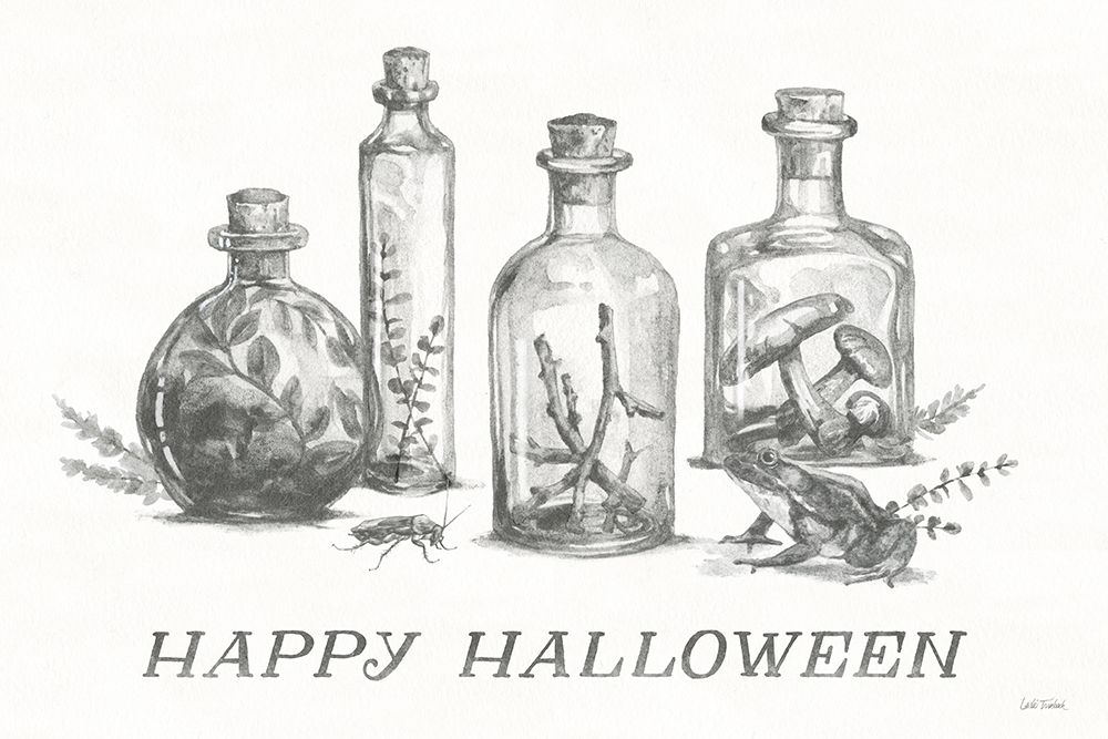 Spooky Halloween I art print by Leslie Trimbach for $57.95 CAD