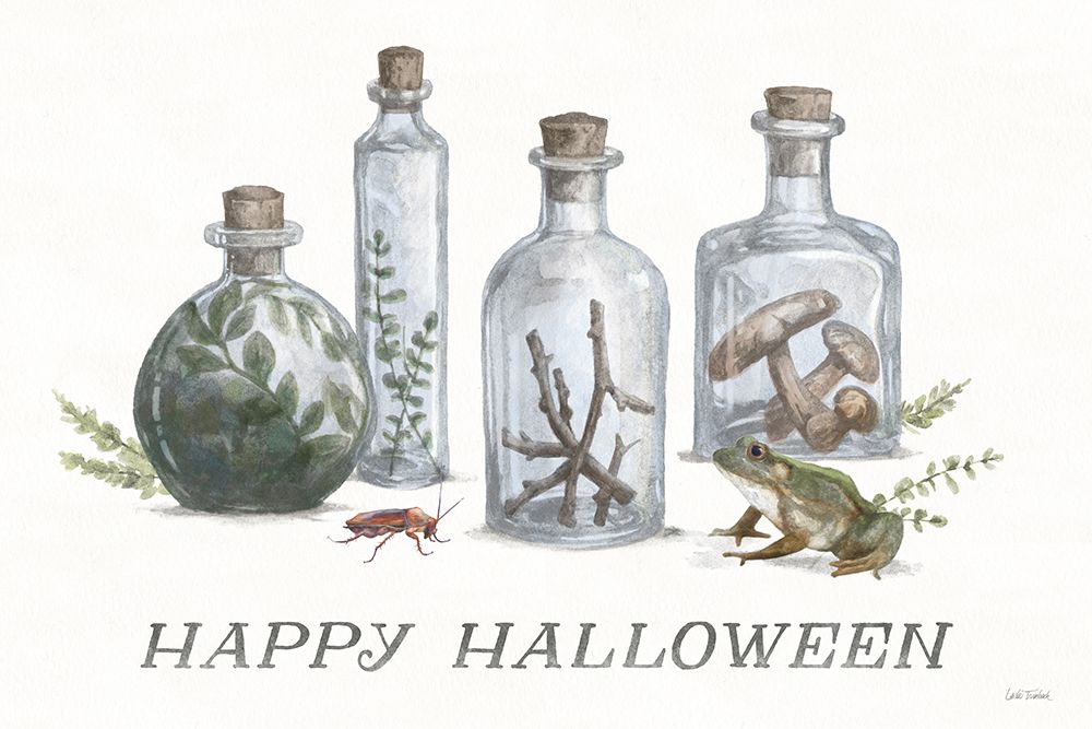 Spooky Halloween I Color art print by Leslie Trimbach for $57.95 CAD