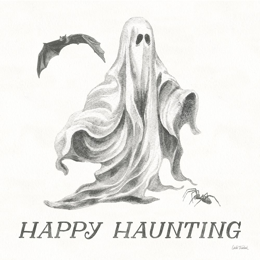 Spooky Halloween IV art print by Leslie Trimbach for $57.95 CAD