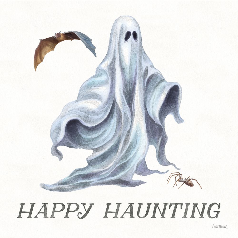 Spooky Halloween IV Color art print by Leslie Trimbach for $57.95 CAD