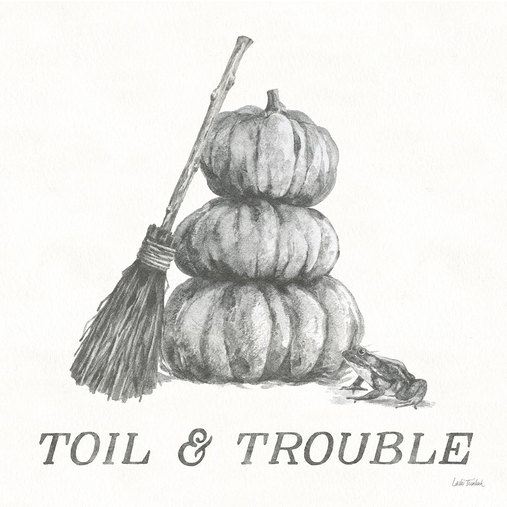Spooky Halloween VI art print by Leslie Trimbach for $57.95 CAD