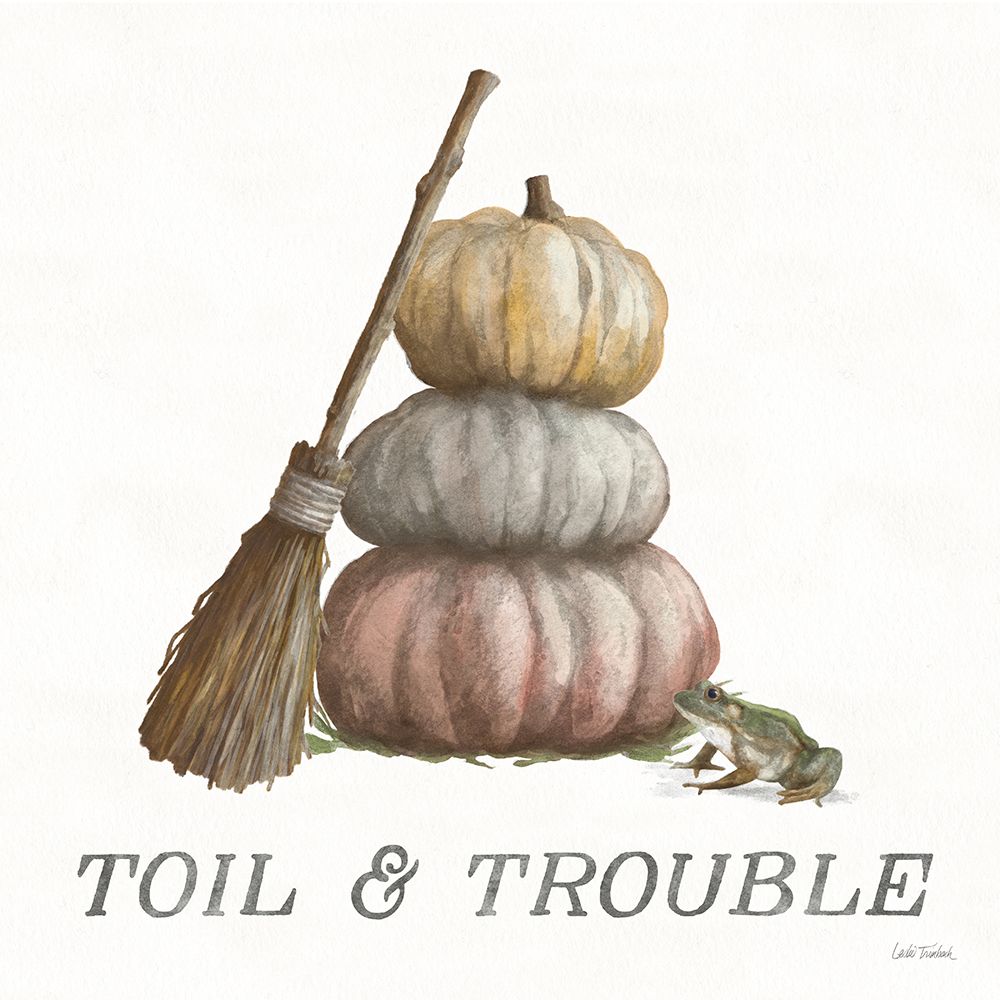 Spooky Halloween VI Color art print by Leslie Trimbach for $57.95 CAD