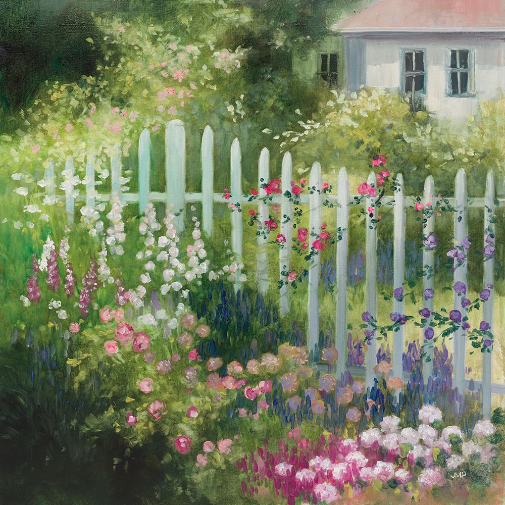 Cottage Garden art print by Julia Purinton for $57.95 CAD