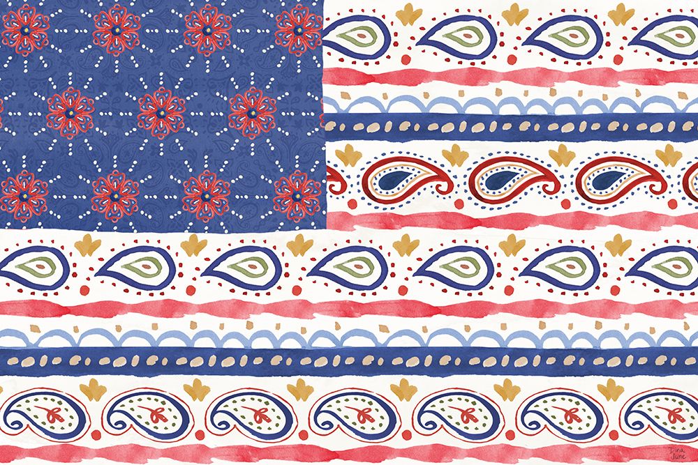 Festive Summer VIII art print by Dina June for $57.95 CAD