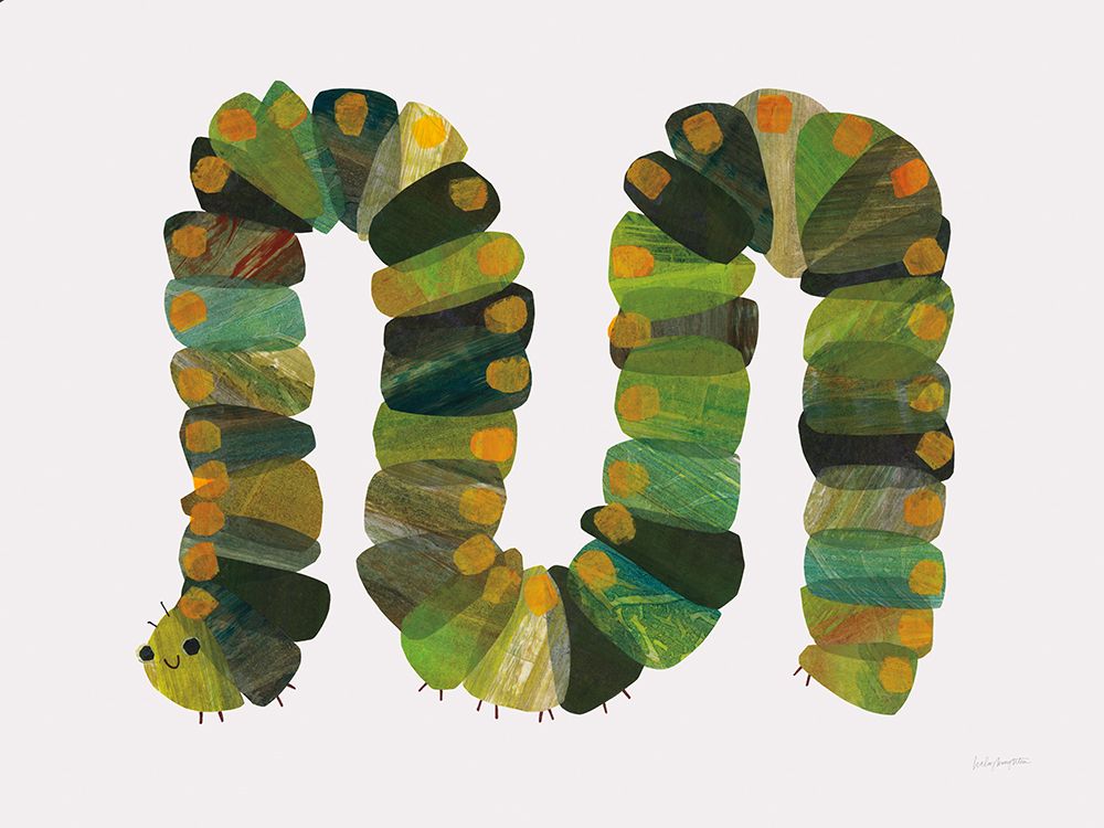 Friendly Caterpillar art print by Haley Knighten for $57.95 CAD