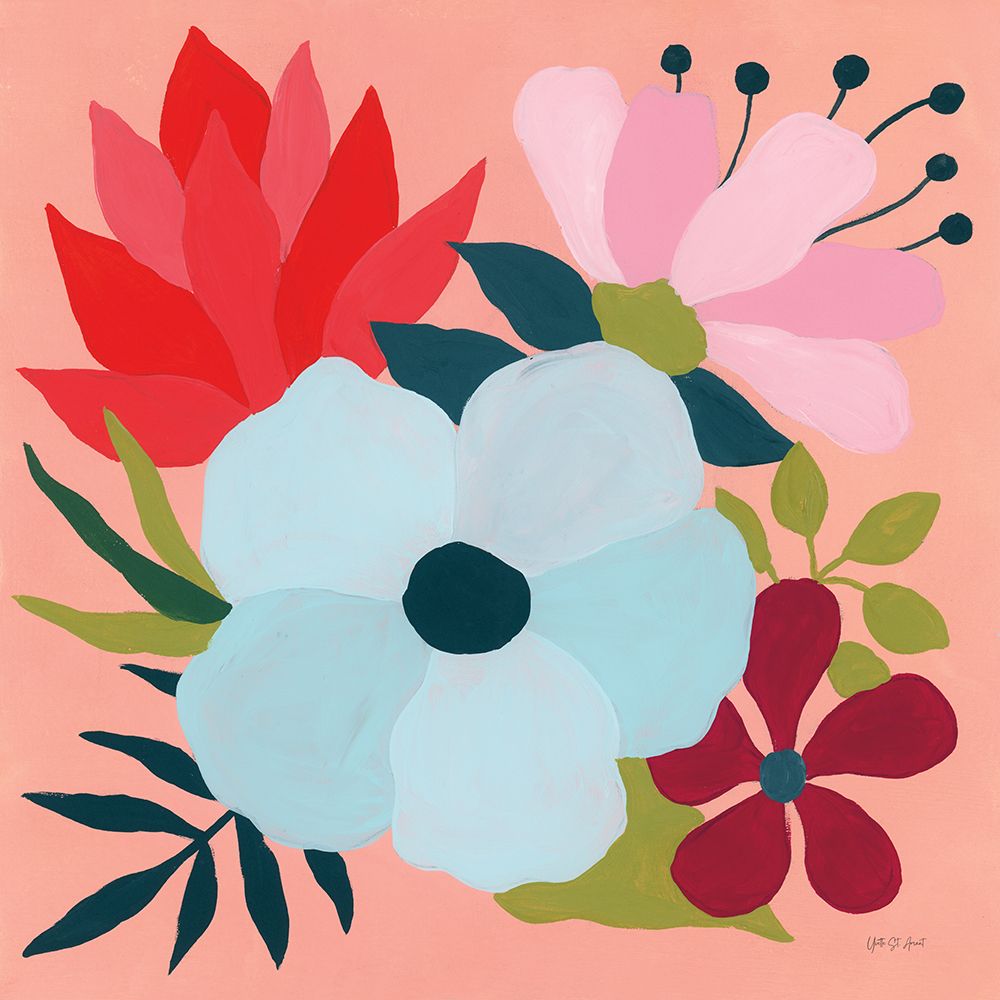 Pretty Florals I art print by Yvette St. Amant for $57.95 CAD