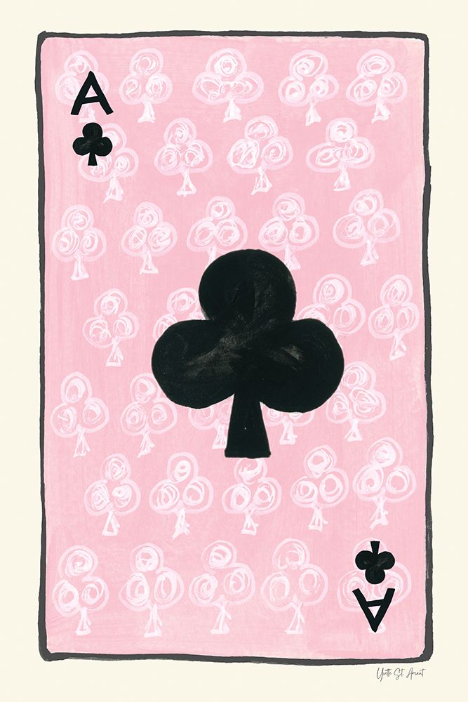 Ace of Clubs art print by Yvette St. Amant for $57.95 CAD