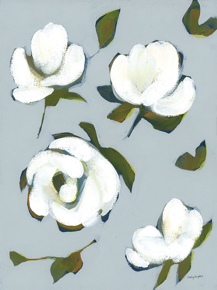 Garden Blue II art print by Haley Knighten for $57.95 CAD