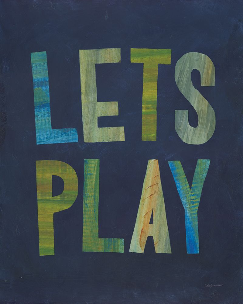 Lets Play art print by Haley Knighten for $57.95 CAD