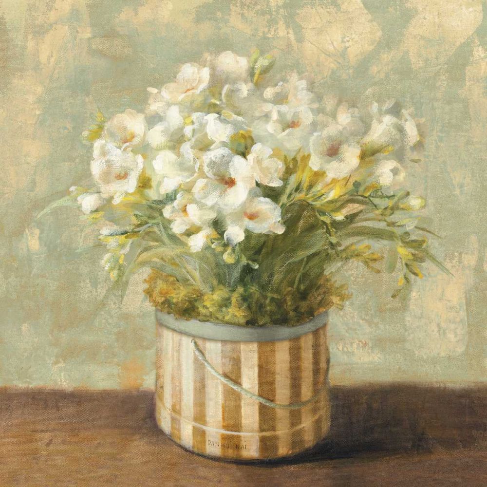 Hatbox Freesia - Wag art print by Danhui Nai for $57.95 CAD