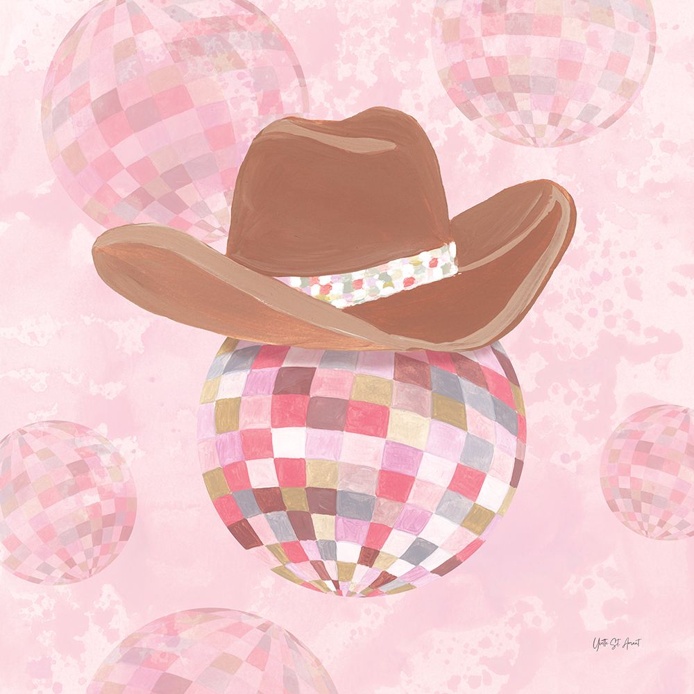 Disco Cowgirl II art print by Yvette St. Amant for $57.95 CAD