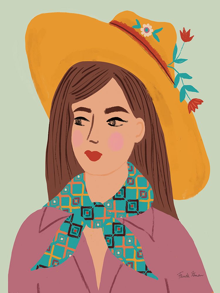 Cowgirl II art print by Farida Zaman for $57.95 CAD