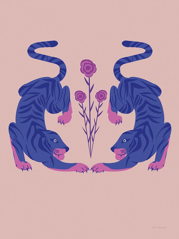 Big Cats II art print by Omar Escalante for $57.95 CAD