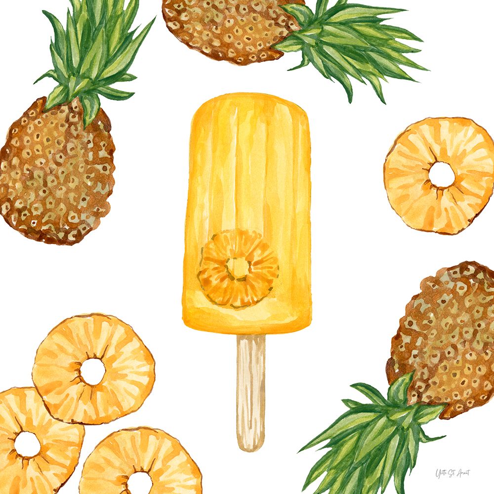 Fruity Popsicles II art print by Yvette St. Amant for $57.95 CAD