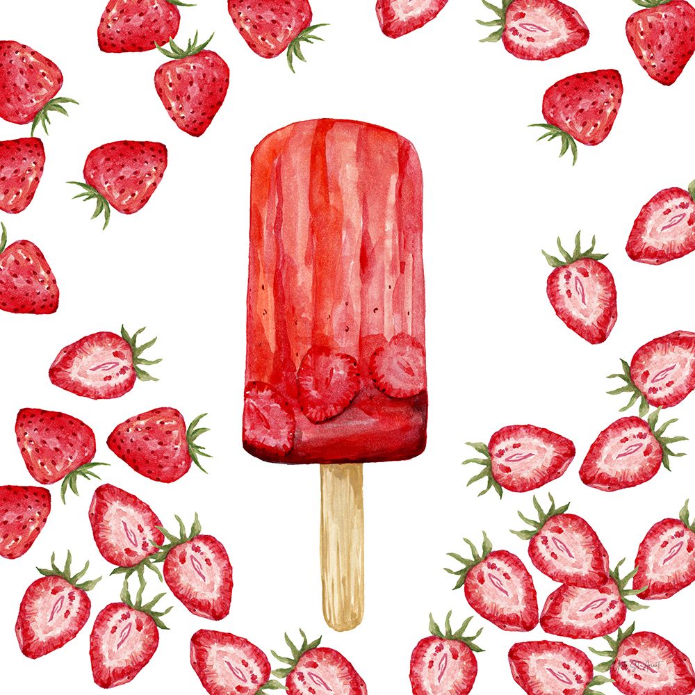 Fruity Popsicles V art print by Yvette St. Amant for $57.95 CAD