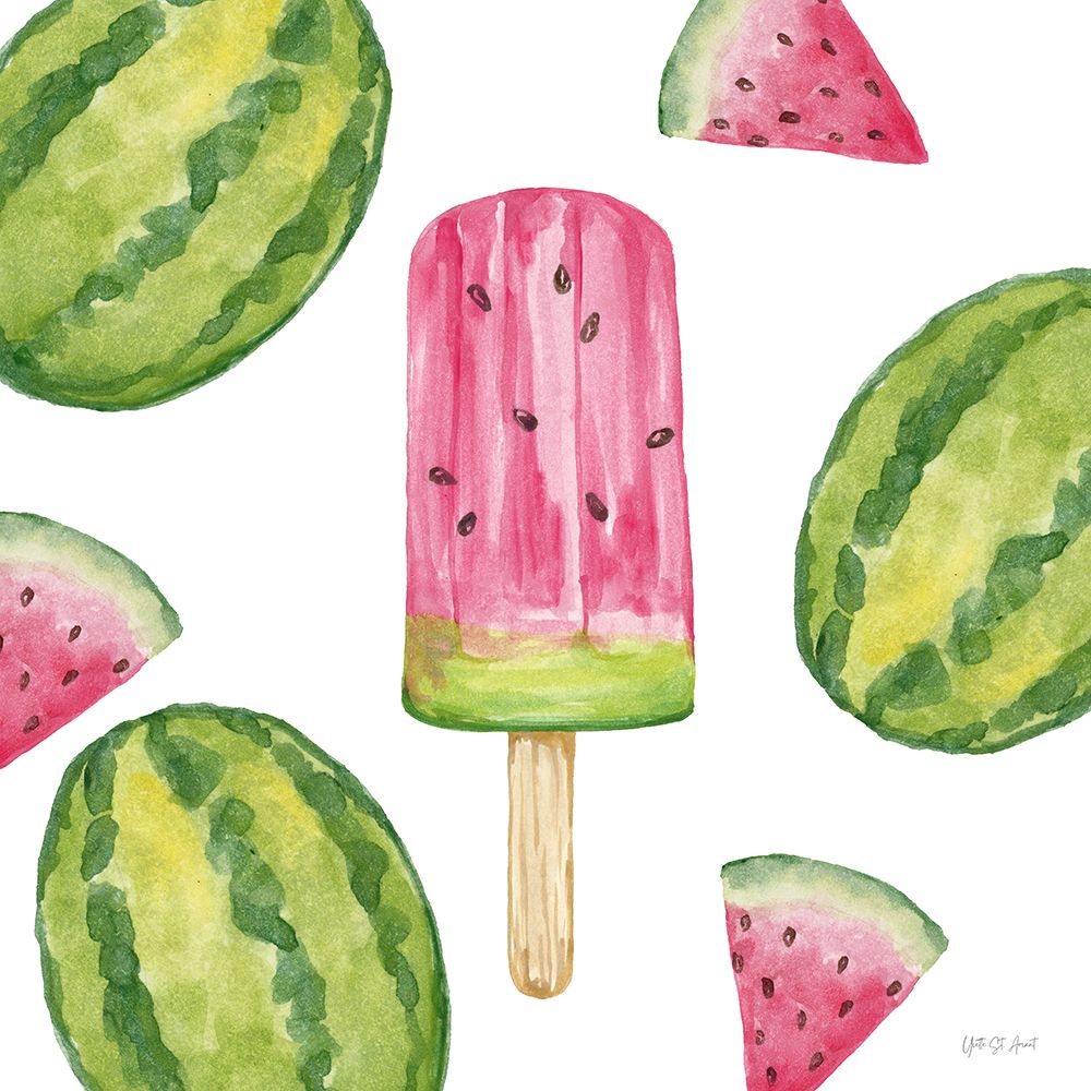 Fruity Popsicles VII art print by Yvette St. Amant for $57.95 CAD