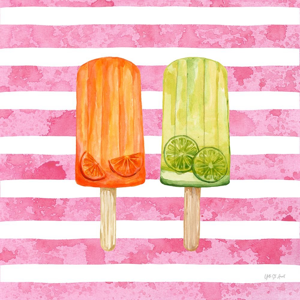 Fruity Popsicles X art print by Yvette St. Amant for $57.95 CAD