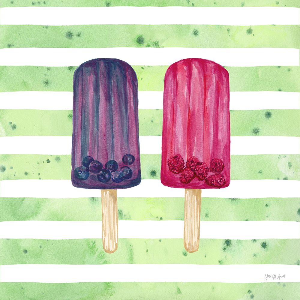 Fruity Popsicles XI art print by Yvette St. Amant for $57.95 CAD