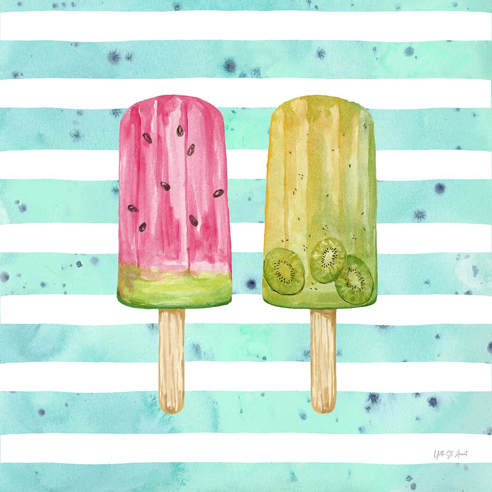 Fruity Popsicles XII art print by Yvette St. Amant for $57.95 CAD