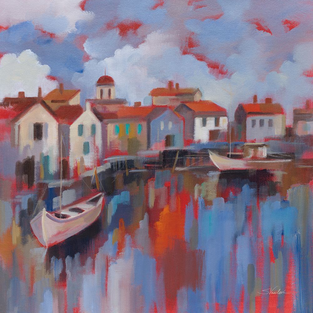Seaport Village art print by Silvia Vassileva for $57.95 CAD
