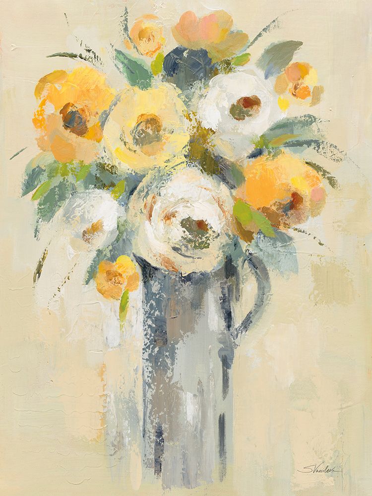 Flowers in a Jug art print by Silvia Vassileva for $57.95 CAD