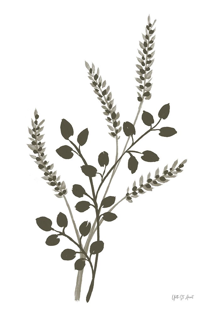 French Country Botanicals Neutral I art print by Yvette St. Amant for $57.95 CAD