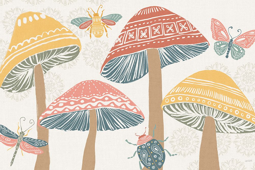 Bugs And Botanicals I Color art print by Anne Tavoletti for $57.95 CAD