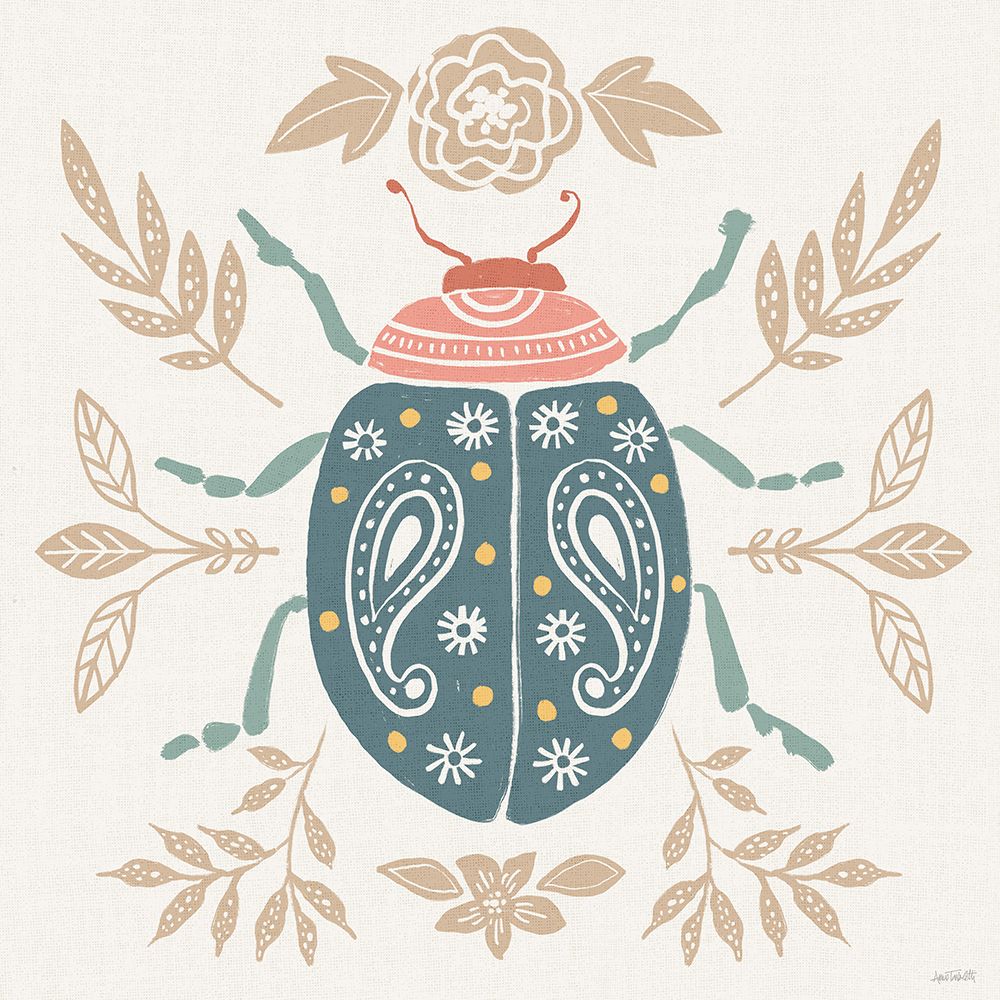 Bugs And Botanicals IV Color art print by Anne Tavoletti for $57.95 CAD