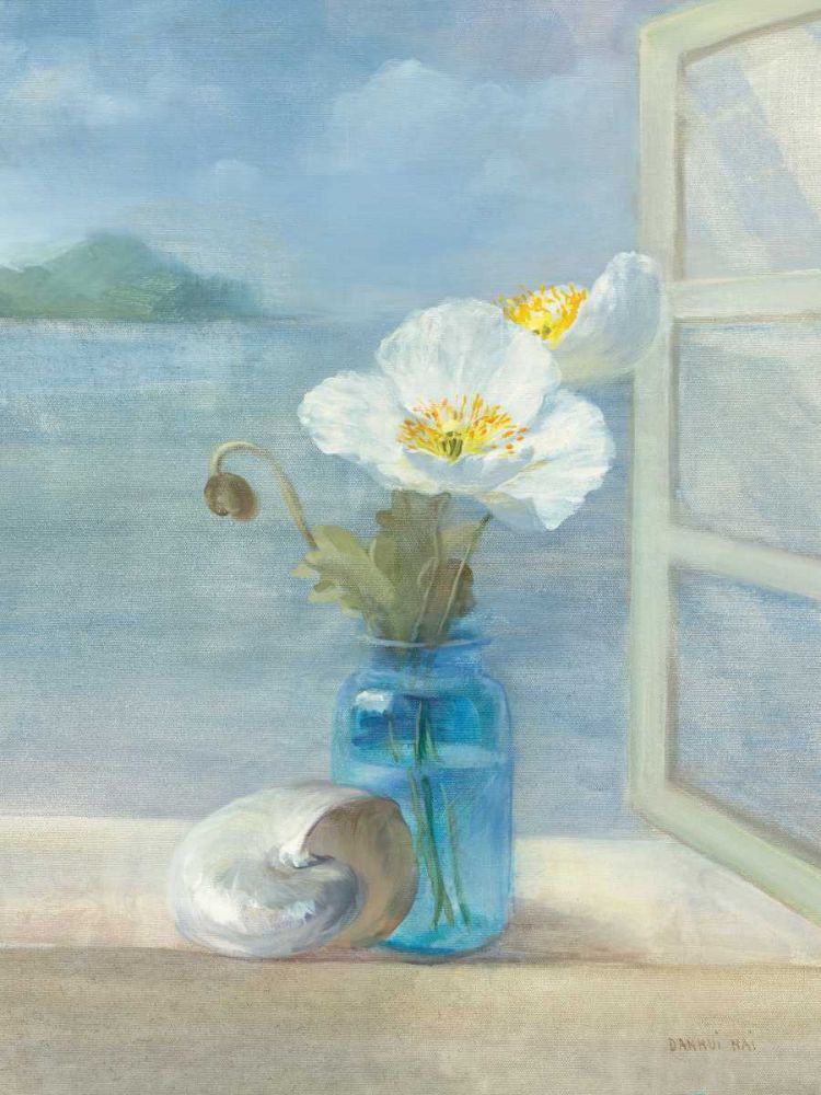 Coastal Florals II art print by Danhui Nai for $57.95 CAD