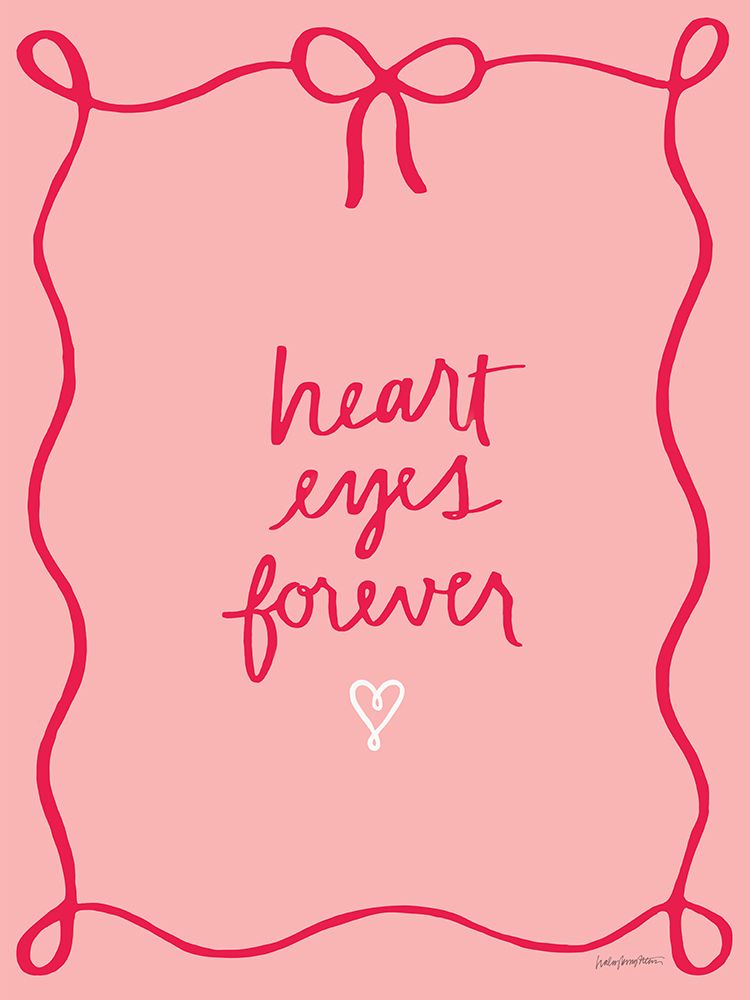Heart Eyes Forever art print by Haley Knighten for $57.95 CAD
