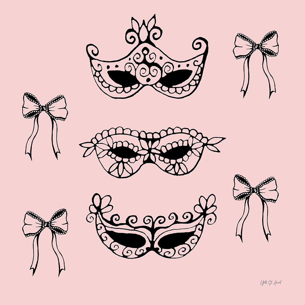 Masquerade Masks art print by Yvette St. Amant for $57.95 CAD