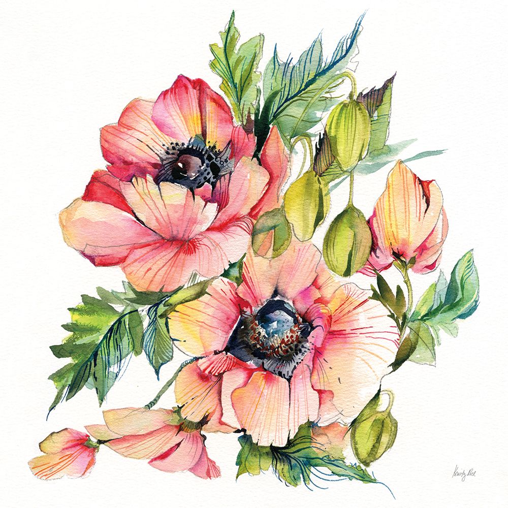 Floral Fantasy art print by Kristy Rice for $57.95 CAD