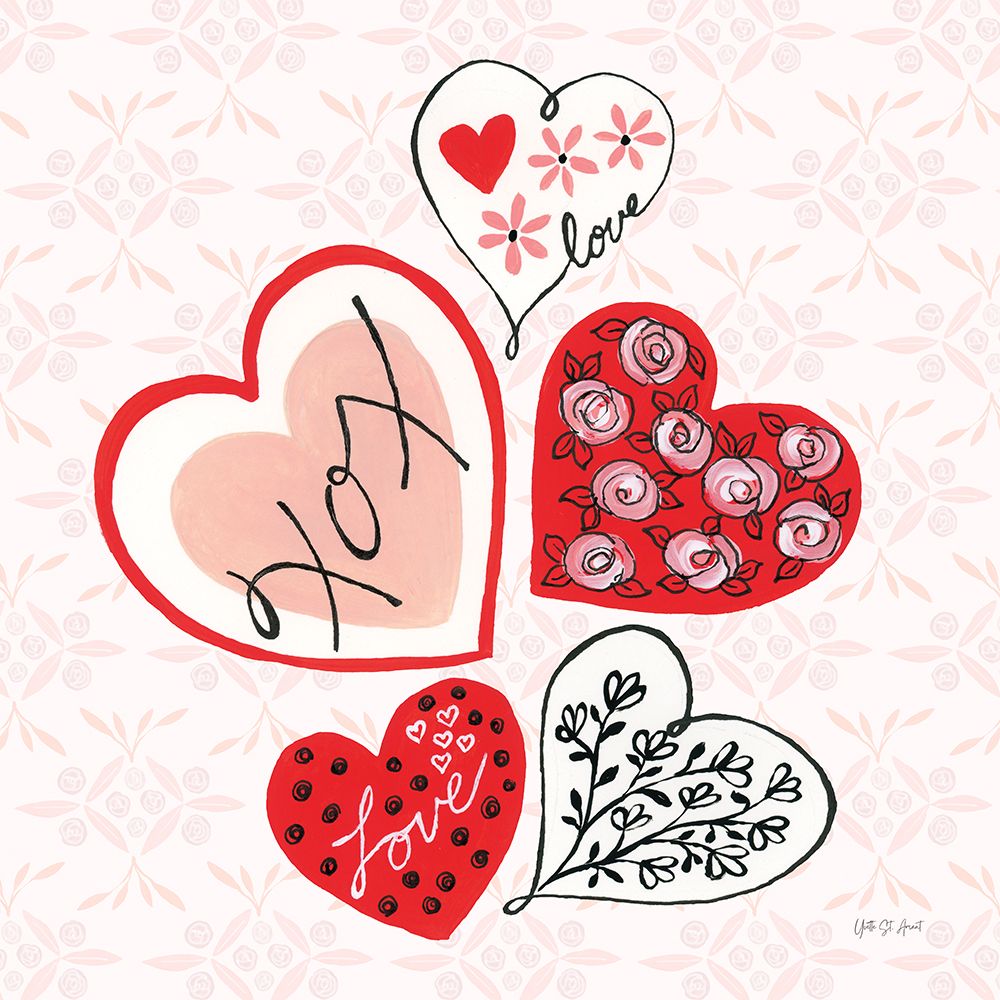 Love Hearts art print by Yvette St. Amant for $57.95 CAD