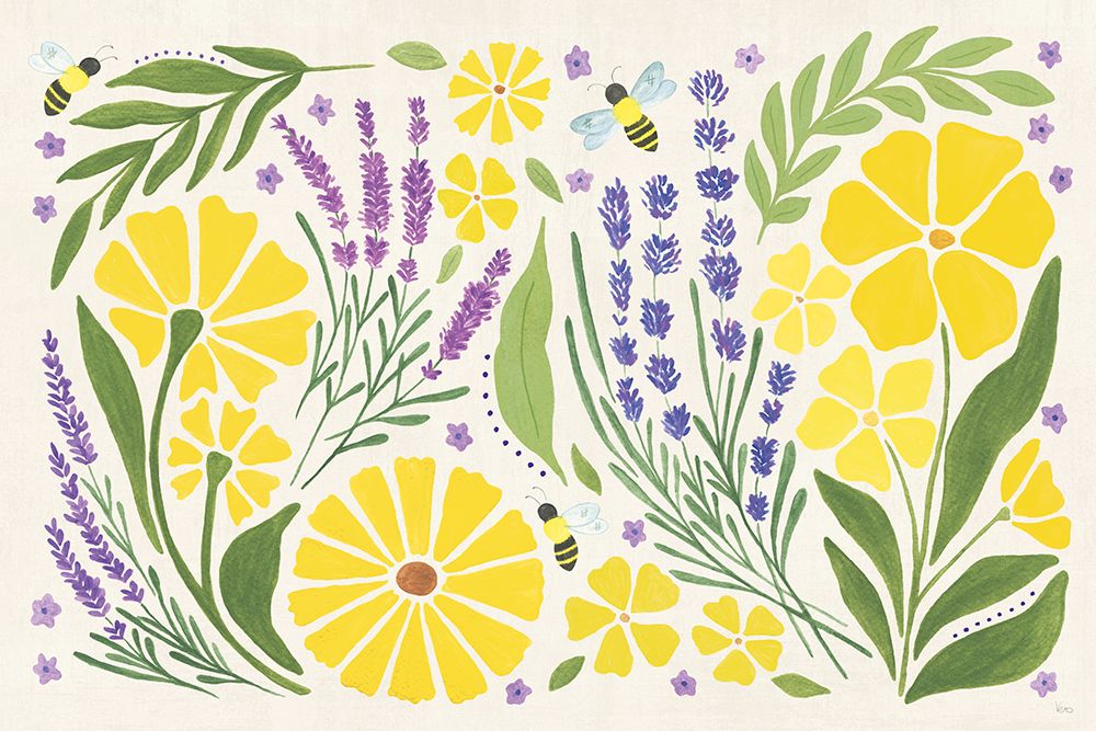 Lavender Garden I art print by Veronique Charron for $57.95 CAD