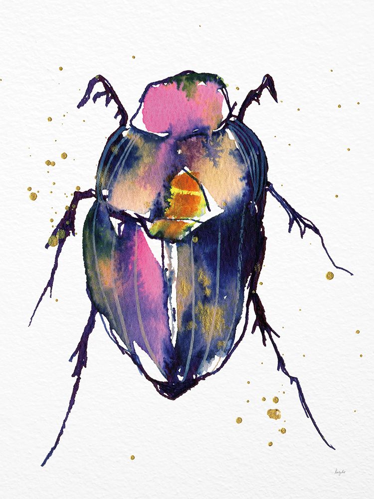 Golden Beetle art print by Kristy Rice for $57.95 CAD