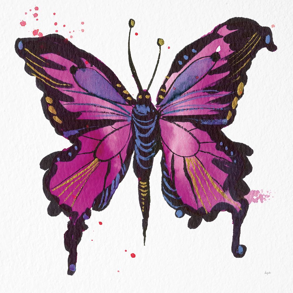 Jewel Butterfly I art print by Kristy Rice for $57.95 CAD