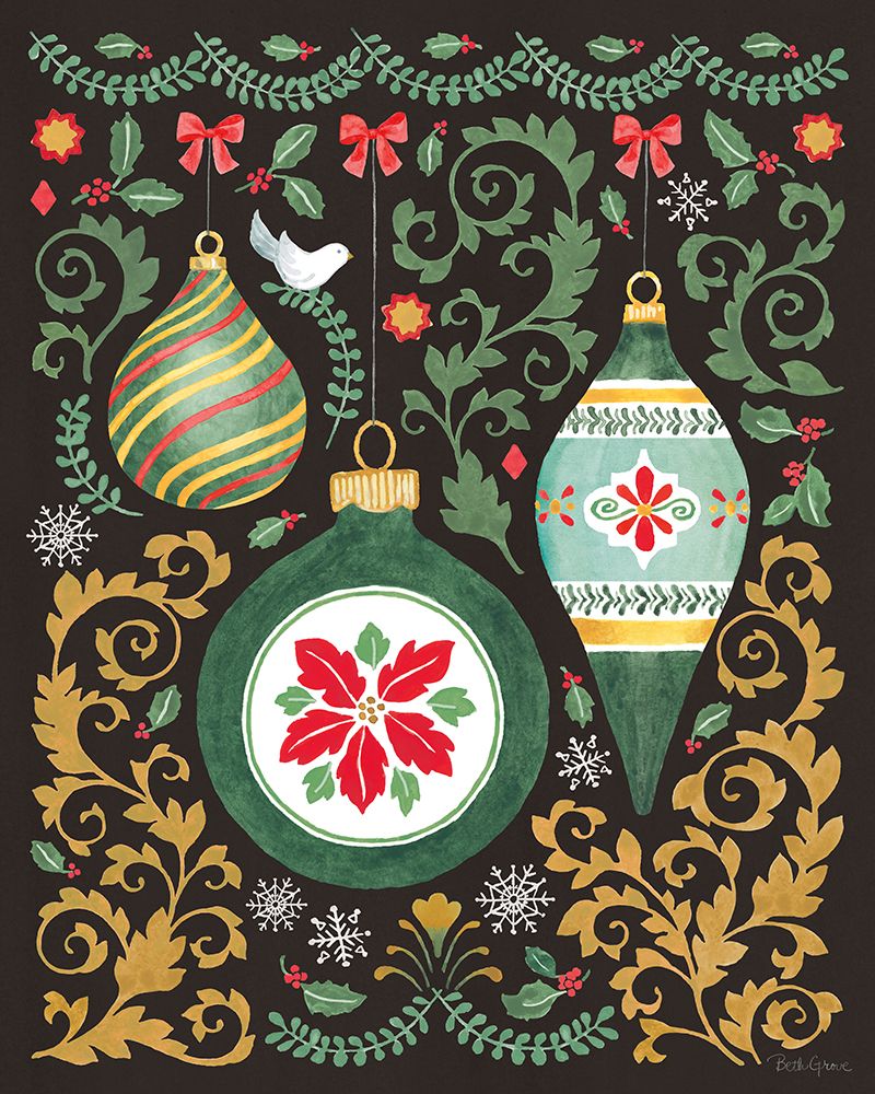 Decorative Holiday I art print by Beth Grove for $57.95 CAD