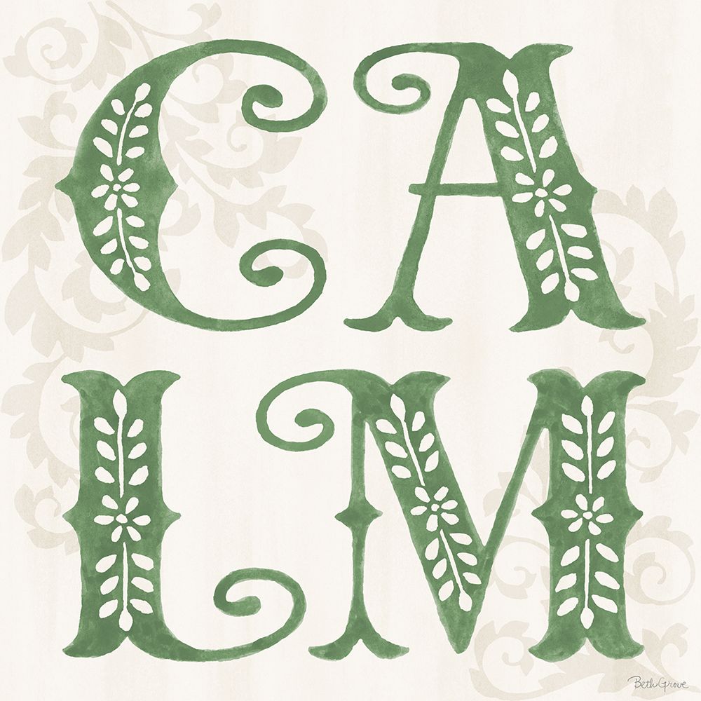 Decorative Holiday V art print by Beth Grove for $57.95 CAD