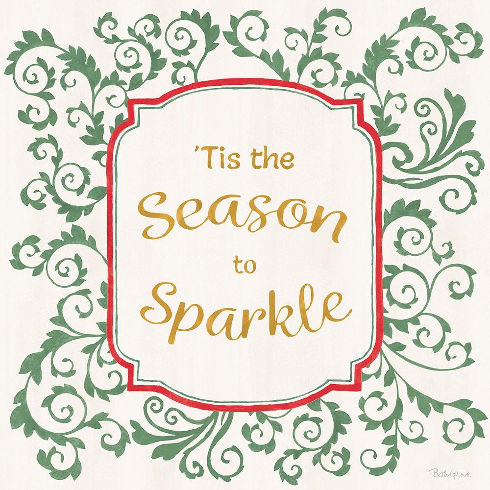 Decorative Holiday VIII art print by Beth Grove for $57.95 CAD