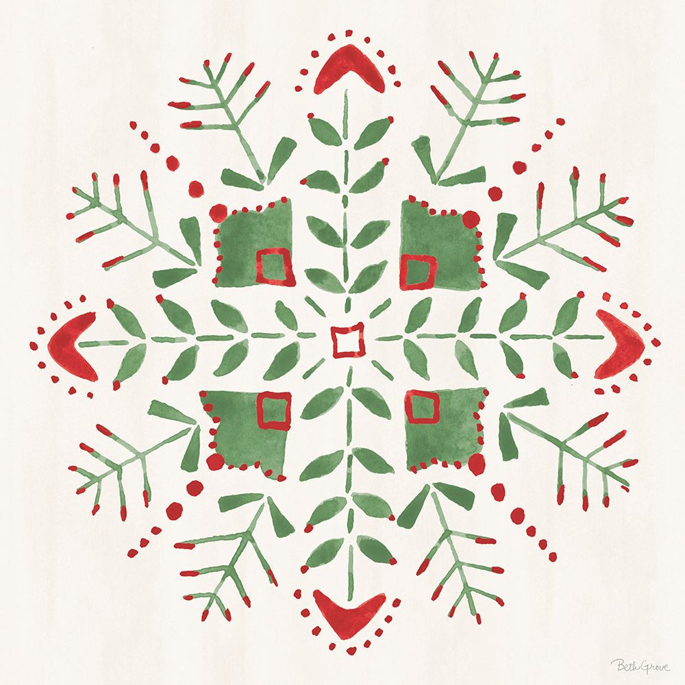 Decorative Holiday IX art print by Beth Grove for $57.95 CAD
