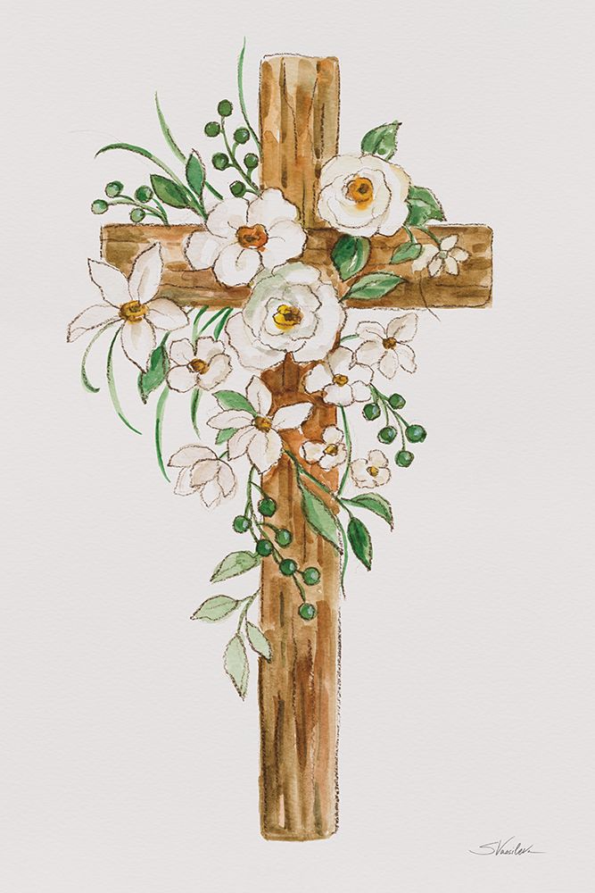 Cross I art print by Silvia Vassileva for $57.95 CAD