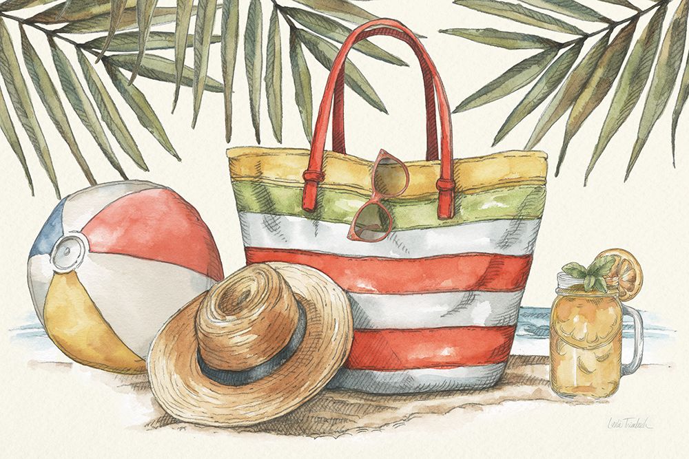 Vintage Summer I art print by Leslie Trimbach for $57.95 CAD