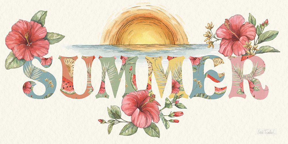 Vintage Summer VII art print by Leslie Trimbach for $57.95 CAD