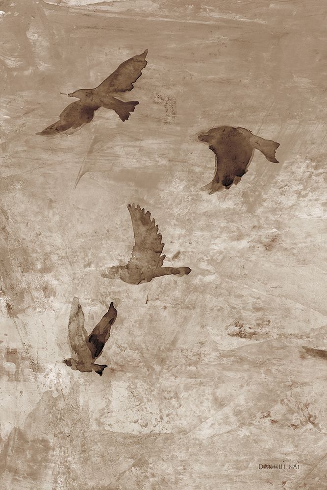 Migration Brown Panel I art print by Danhui Nai for $57.95 CAD