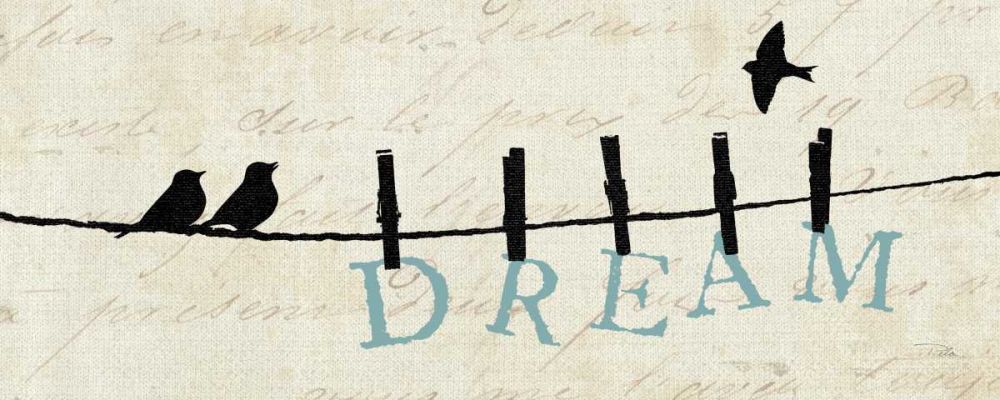 Birds on a Wire - Dream art print by Alain Pelletier for $57.95 CAD