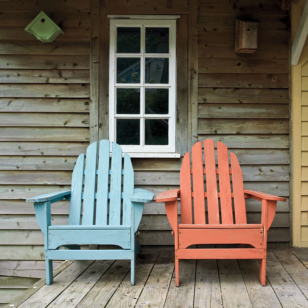 Porch Chairs art print by Deborah Revell for $57.95 CAD