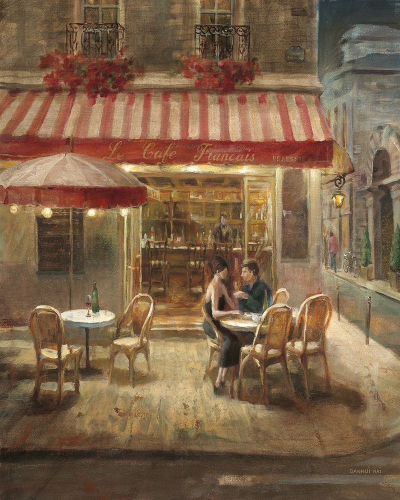 Paris Cafe II Crop v2 art print by Danhui Nai for $57.95 CAD