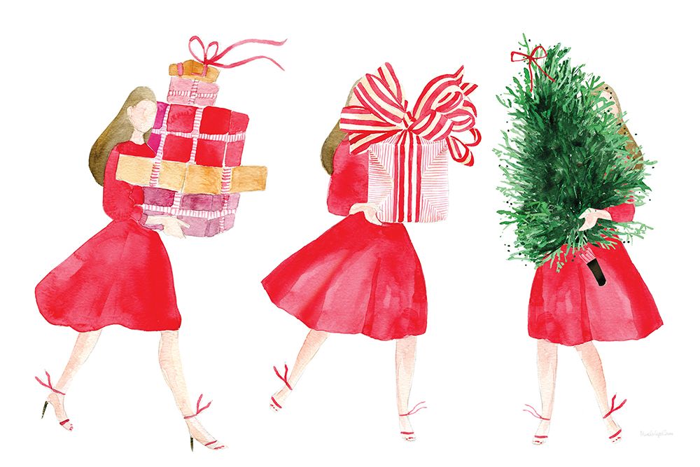 Holiday Prepping I art print by Mercedes Lopez Charro for $57.95 CAD
