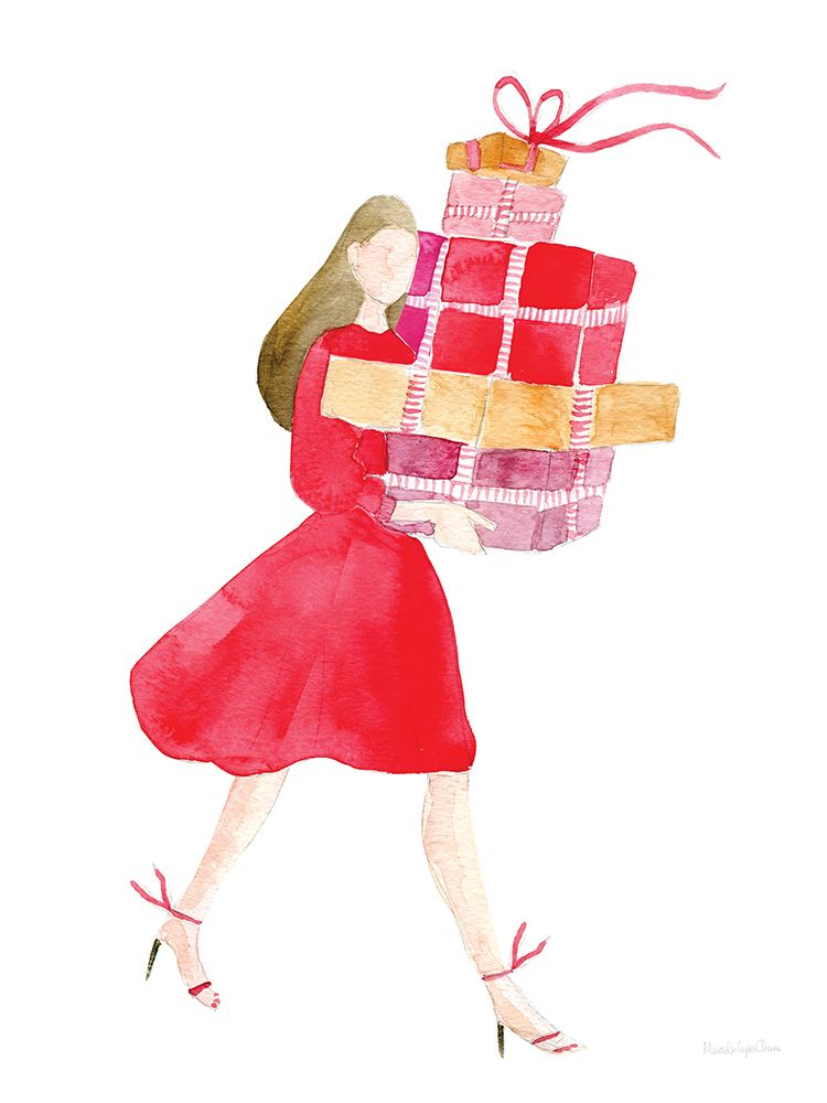 Holiday Prepping II art print by Mercedes Lopez Charro for $57.95 CAD